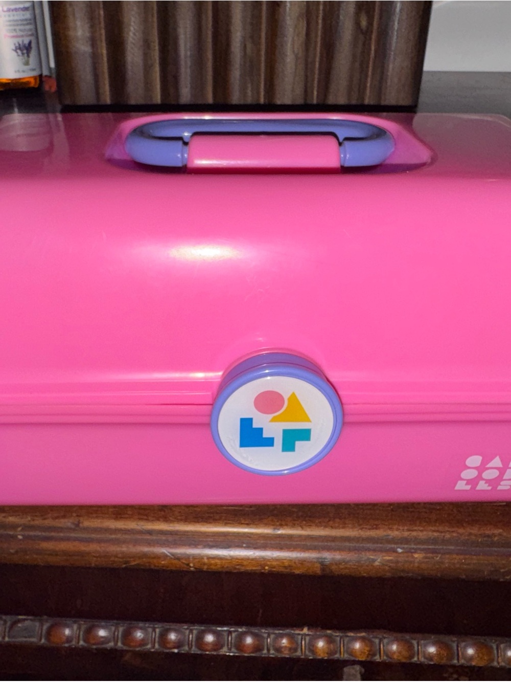 Vintage 90s Classic Hot Pink Caboodles Makeup Organizer